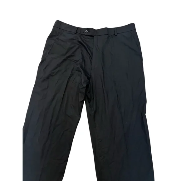 Hugo Boss Men’s Black Dress Pants Size 38 Classic Fit Straight Leg Formal Pant - Picture 2 of 7